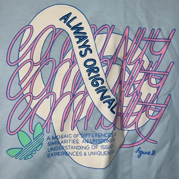 super dope adidas Blazer (Plus Size) Women's, Blue, Size 2X - Picture 8 of 9